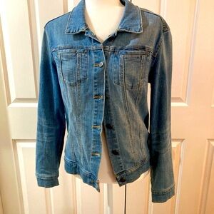 Anthropology AMORE Jean embroidered jacket